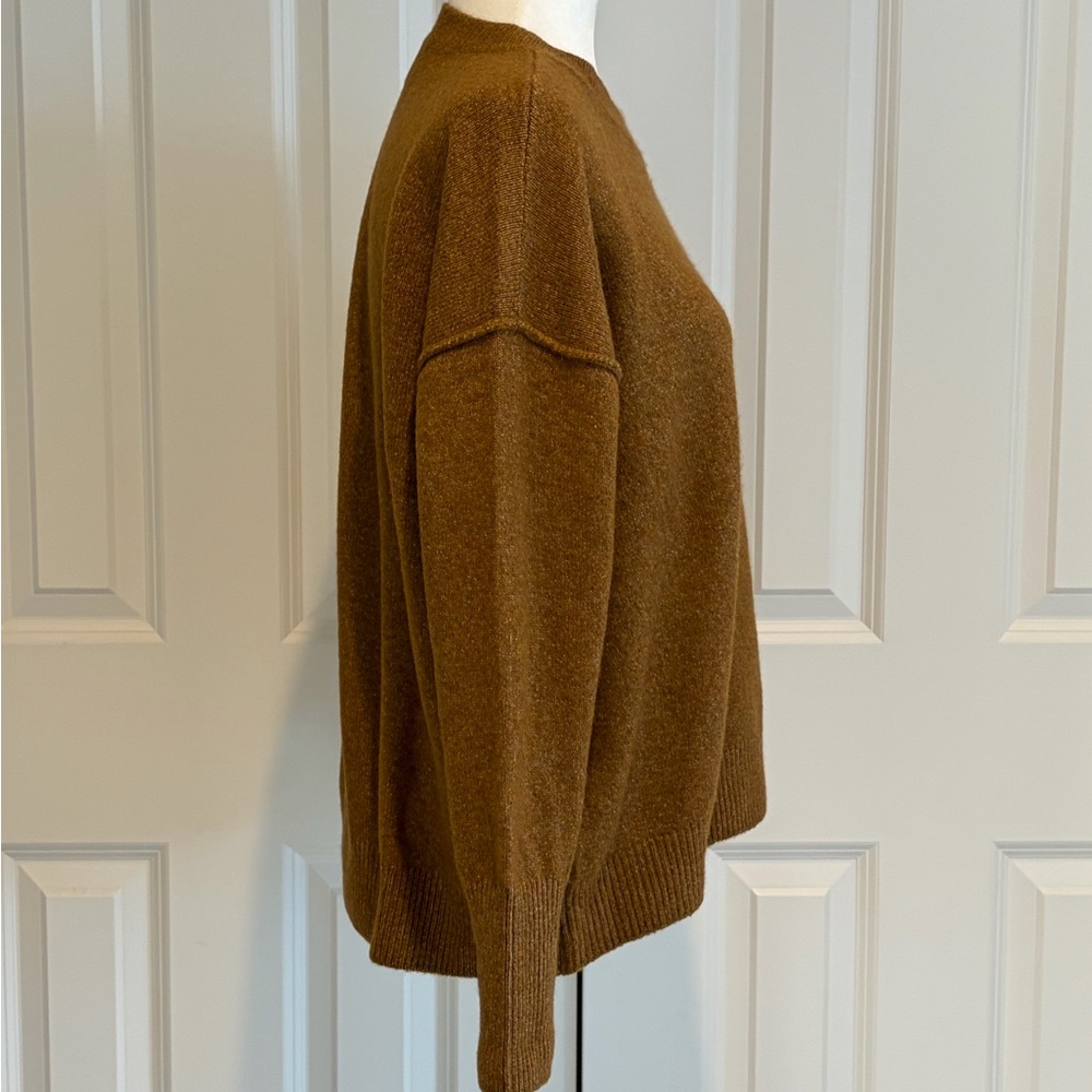 Vince Camuto Brown Crew Neck Sweater Size XS - Picture 4 of 10